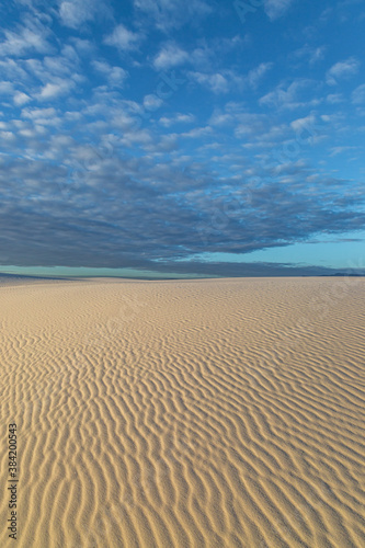 Fototapeta Naklejka Na Ścianę i Meble -  Sunrise at White Sands National Park in New Mexico