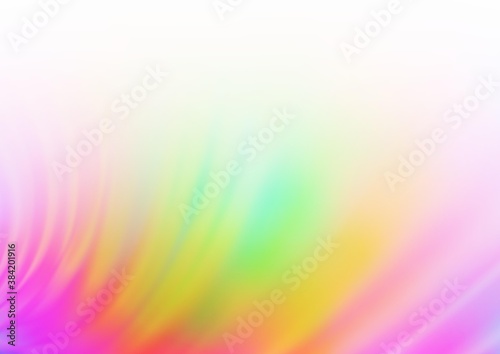 Light Multicolor, Rainbow vector abstract blurred template.