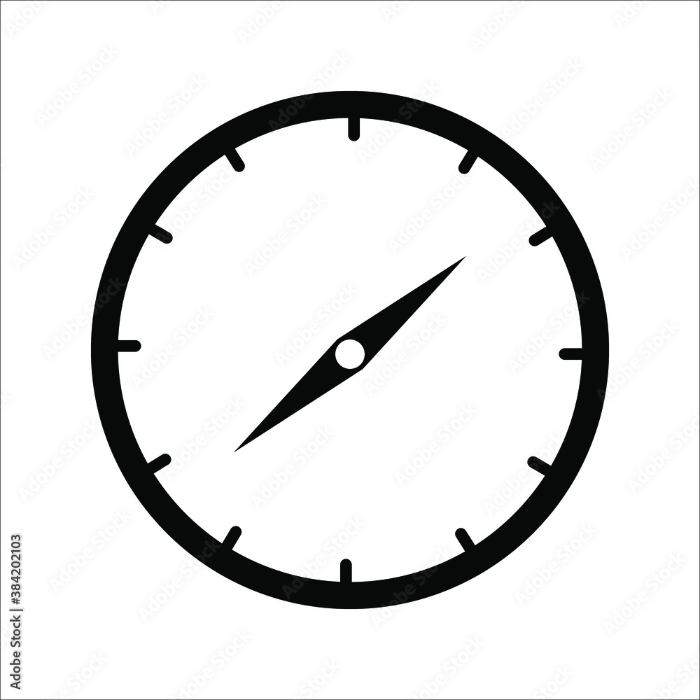 Isolated vector compass icon with a white background. eps 10 Isolated vector compass icon with a white background. eps 10