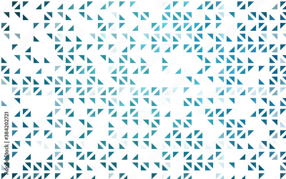 Light BLUE vector cover in polygonal style.