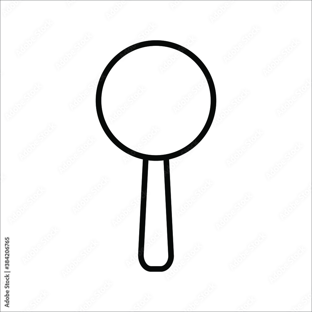 isolated magnifying glass vector icon with a white background isolated magnifying glass vector icon with a white background