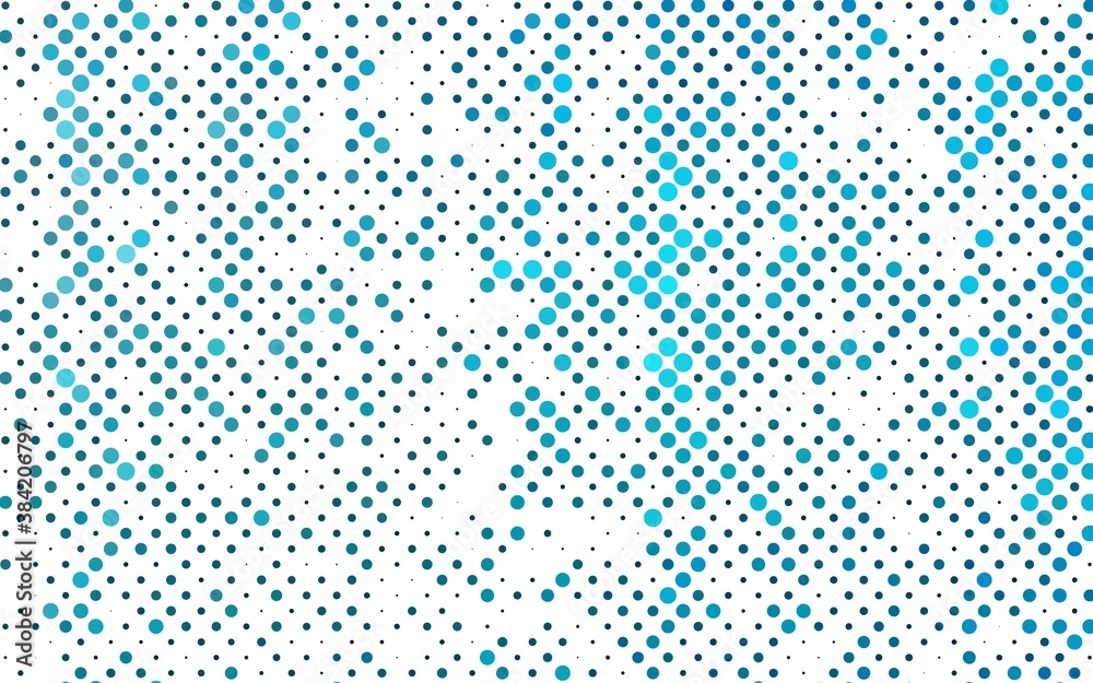 Light BLUE vector template with circles. Light BLUE vector template with circles.