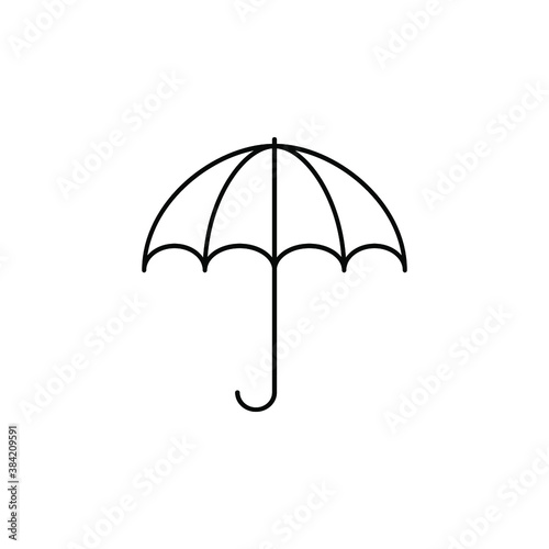 umbrella icon on a white background. eps 10