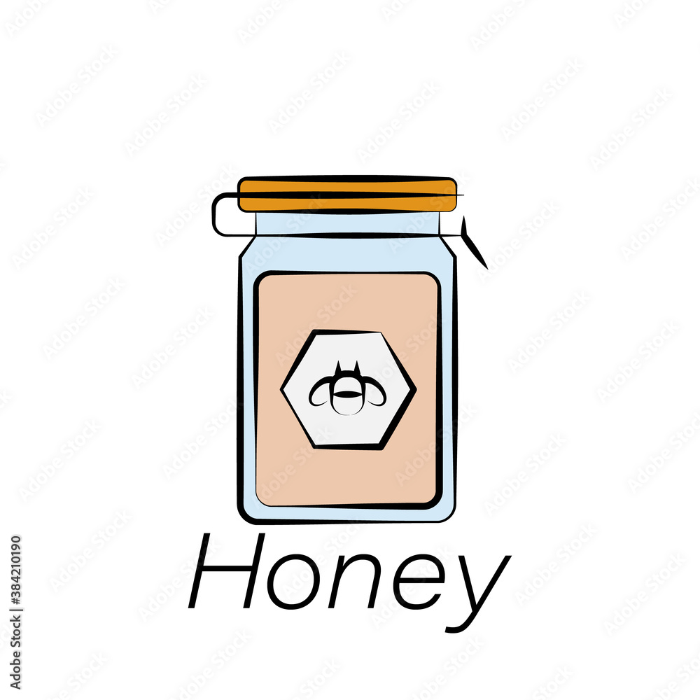 honey hand draw icon. Element of farming illustration icons. Signs and symbols can be used for web, logo, mobile app, UI, UX honey hand draw icon. Element of farming illustration icons. Signs and symbols can be used for web, logo, mobile app, UI, UX