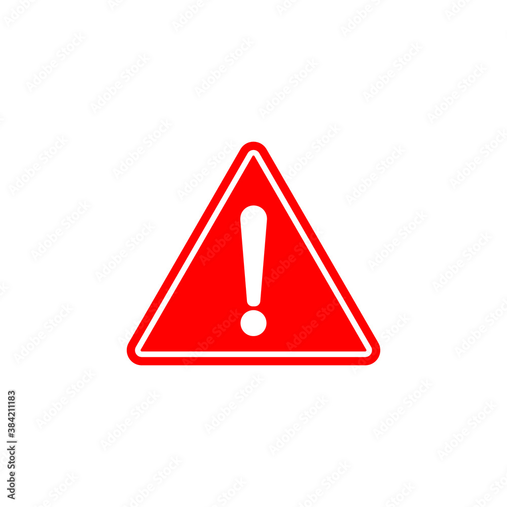 exclamation - caution icon vector design template. eps 10 exclamation - caution icon vector design template. eps 10