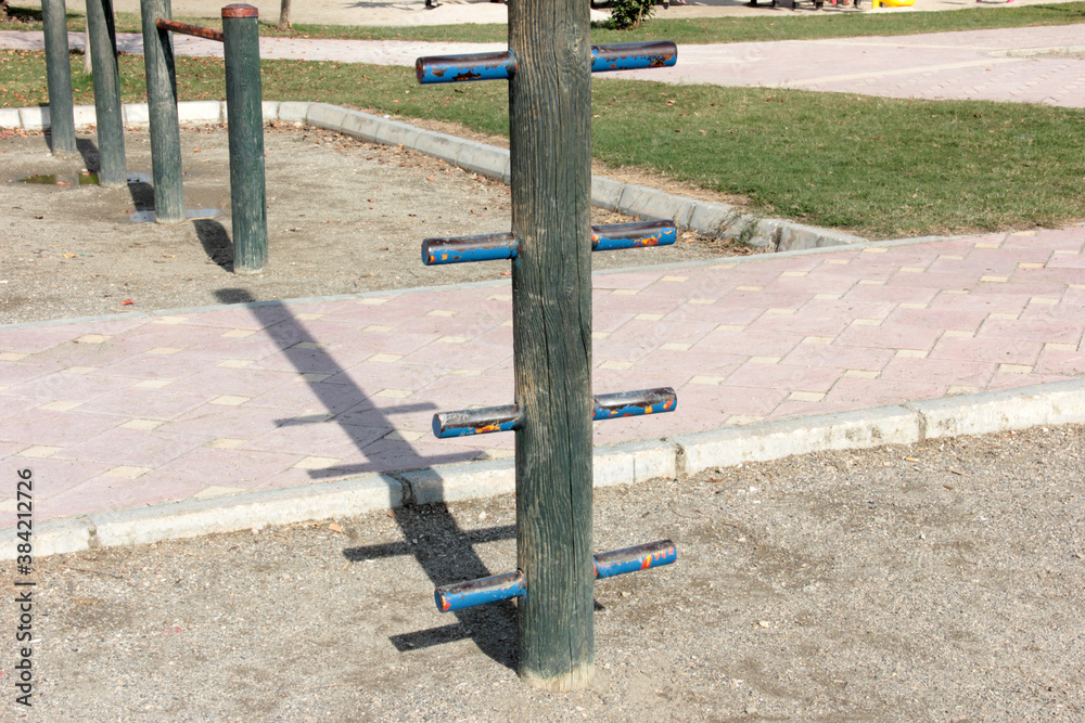 children's playground in the park children's playground in the park