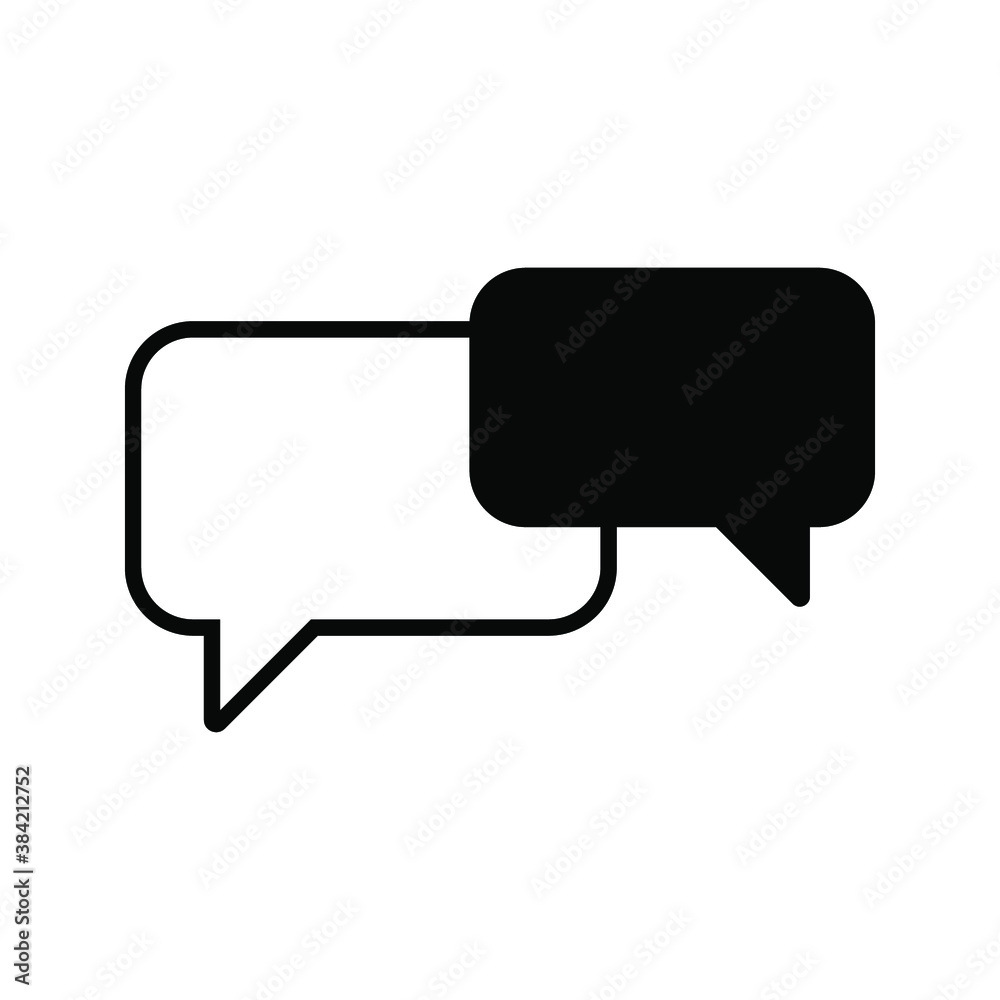 Talk bubble speech icon. Blank empty bubbles vector design elements. Chat on line symbol template. vector illustration. Talk bubble speech icon. Blank empty bubbles vector design elements. Chat on line symbol template. vector illustration.