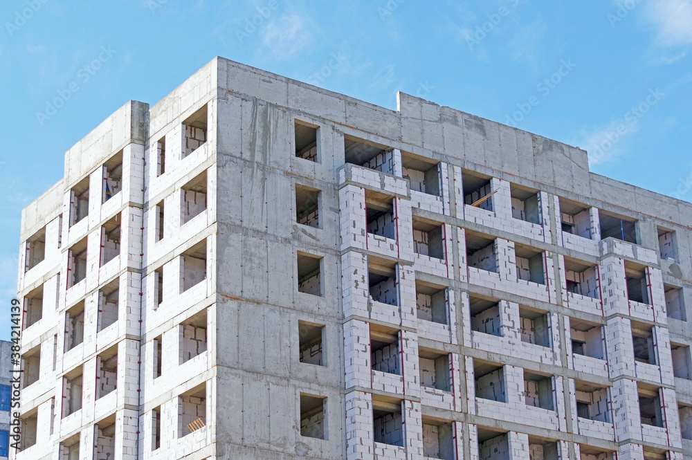 High-rise building under construction