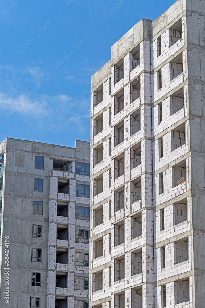 High-rise building under construction