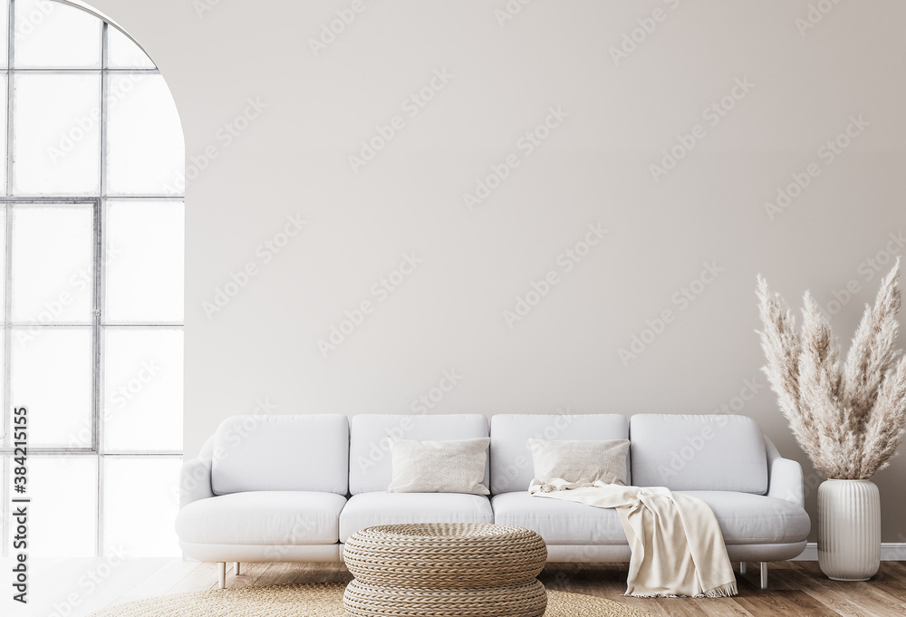 Simple Living Room Background