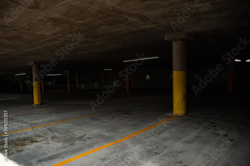 parking garage in the middle of the week