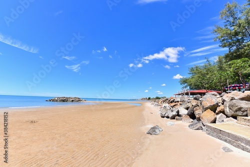 Puek Tian Beach in Phetchaburi Province  Thailand