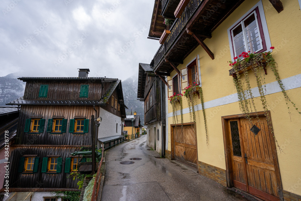 Beautiful city on by the lake, Hallstatt Austria 26 September 2020. Beautiful city on by the lake, Hallstatt Austria 26 September 2020.