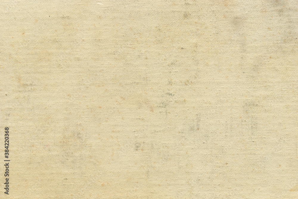 Obraz premium Natural linen texture as backdrop. Abstract cotton towel mockup template fabric on background. Cloth wallpaper of artistic grey wale linen canvas texture for the painting. Cloth blanket or curtain.