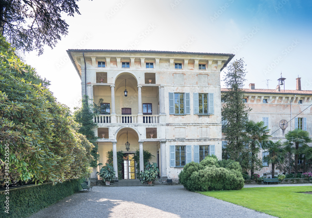 Fototapeta premium Borromeo palace, island Madre, Italy