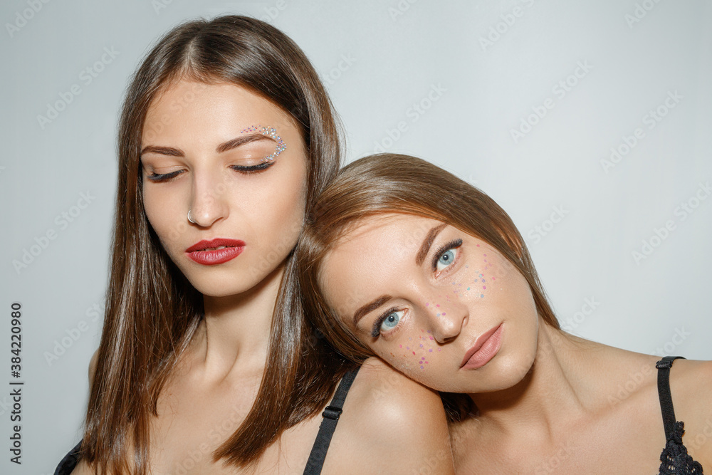 portrait of two women portrait of two women