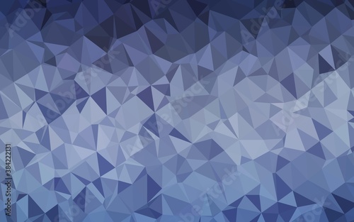 Light BLUE vector polygon abstract background.