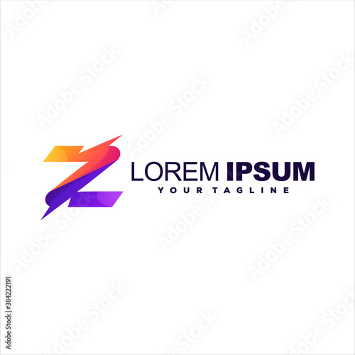 Free Download letter z gradient color logo design - GFXLoad
