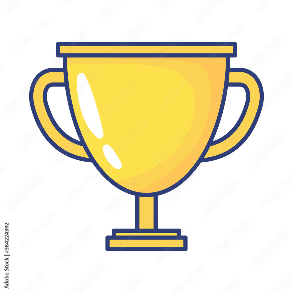 trophy cup award flat style icon trophy cup award flat style icon