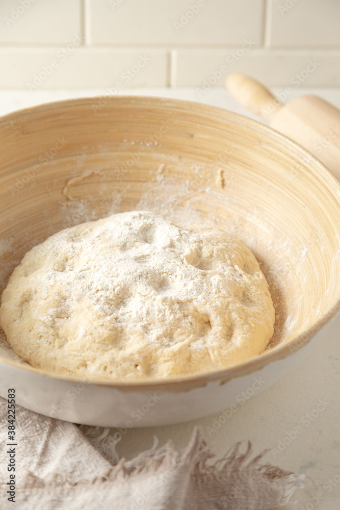 dough on a board dough on a board