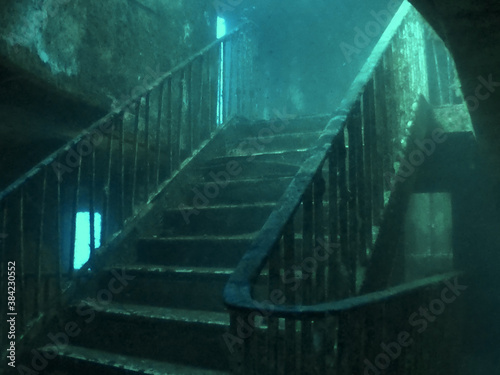 The wreck of the MV Karwela near Gozo, Malta