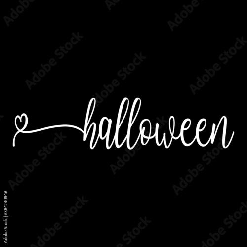 Halloween typography editable vector design