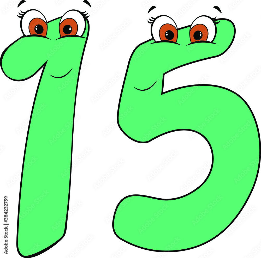 Cartoon numbers for the smallest children
Cartoon numbers for the smallest children