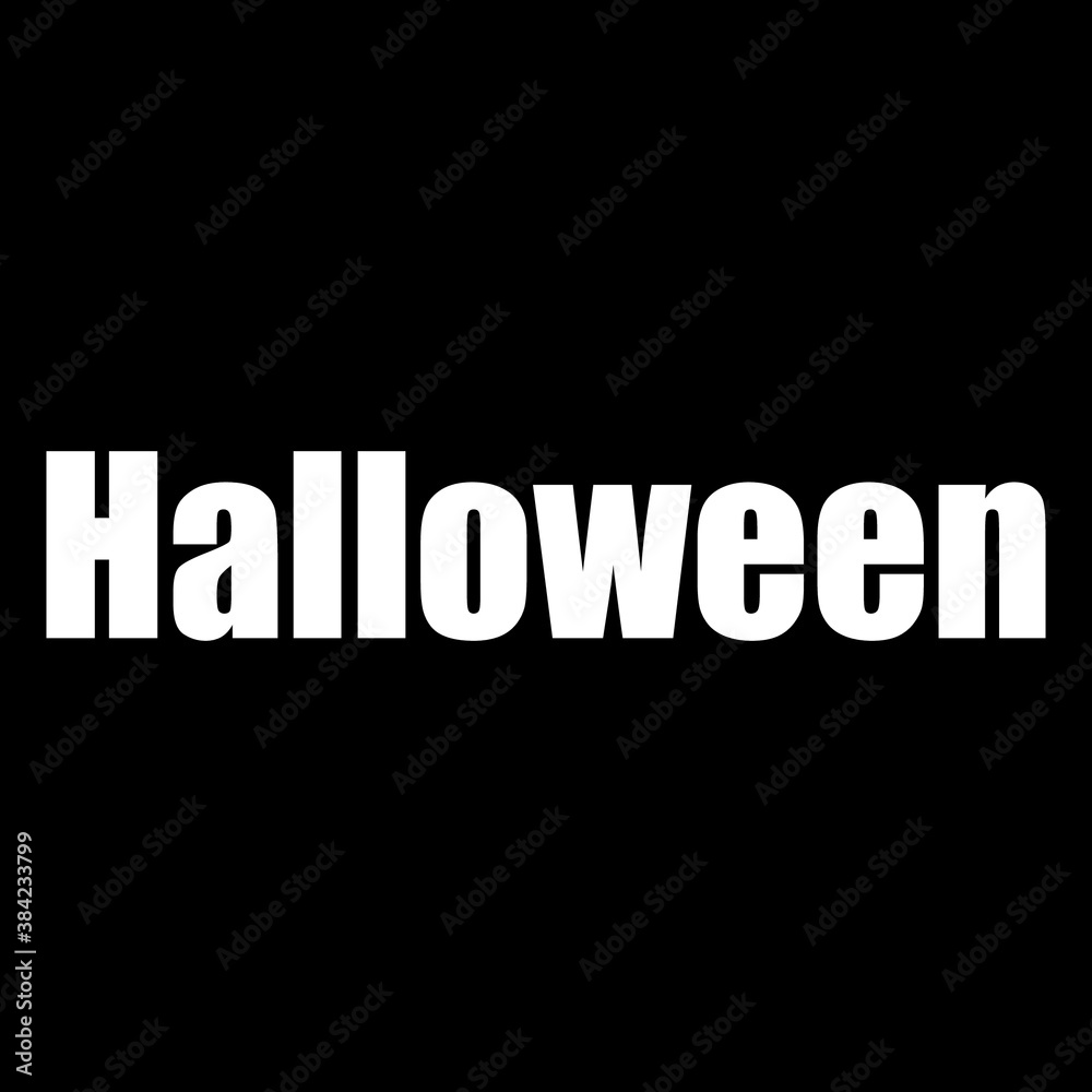 Halloween typography editable vector design Halloween typography editable vector design