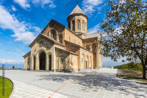 The Monastery Bodbe near Signaghi, Georgia, Asia photo