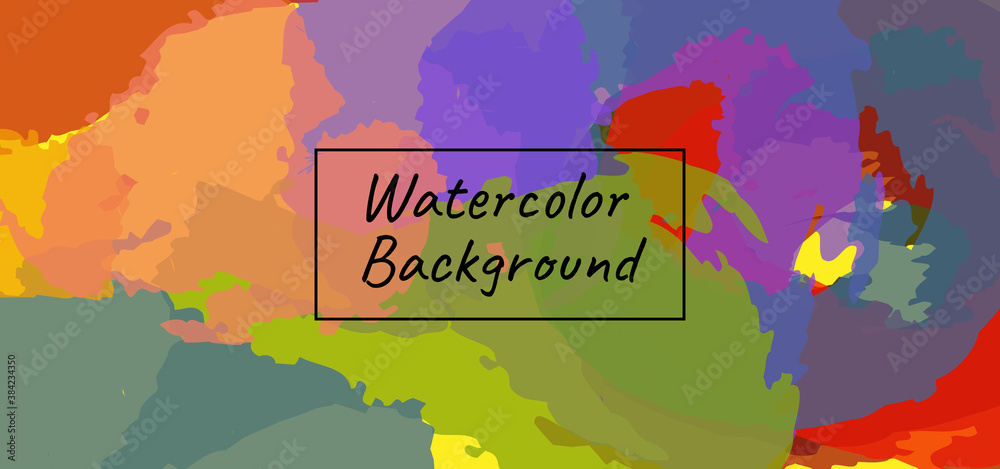 Obraz premium Abstract watercolor background design for banner and element texture