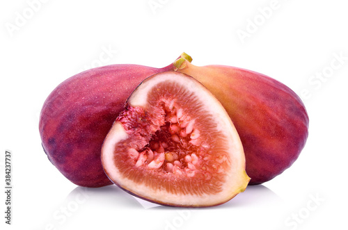 Figs fruits isolated on white background
