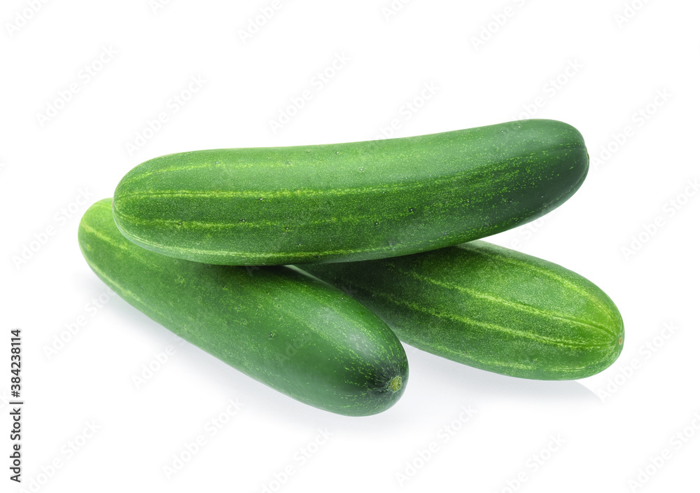 cucumber isolated on white background