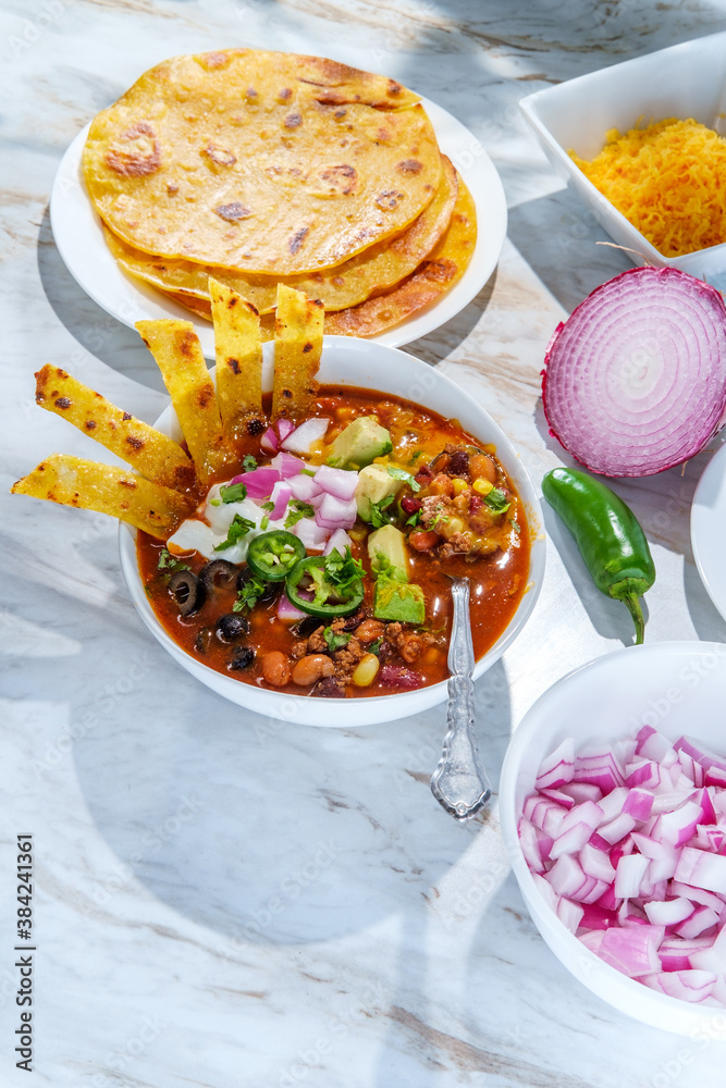 Mexican Beef Taco Soup Mexican Beef Taco Soup