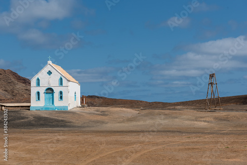 Old Church Lady of Compassion in Sal Island Cape Verde.