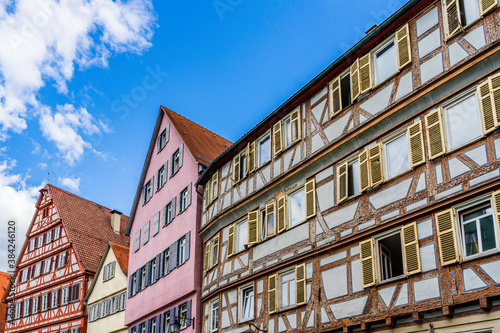 Colorful timbered houses in the old town of Tübingen, Germany