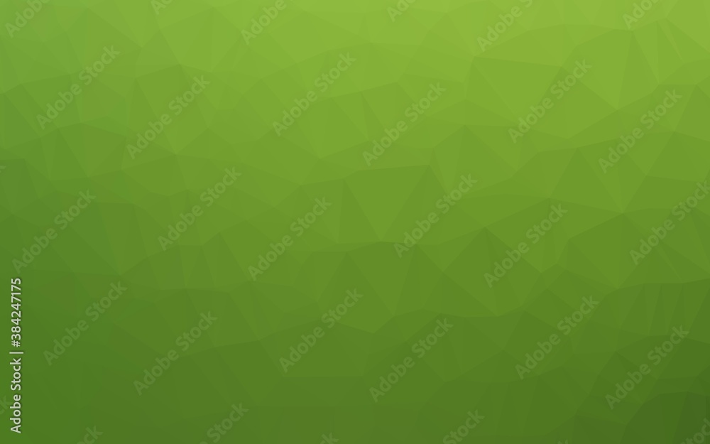 Light Green vector abstract polygonal layout. Light Green vector abstract polygonal layout.