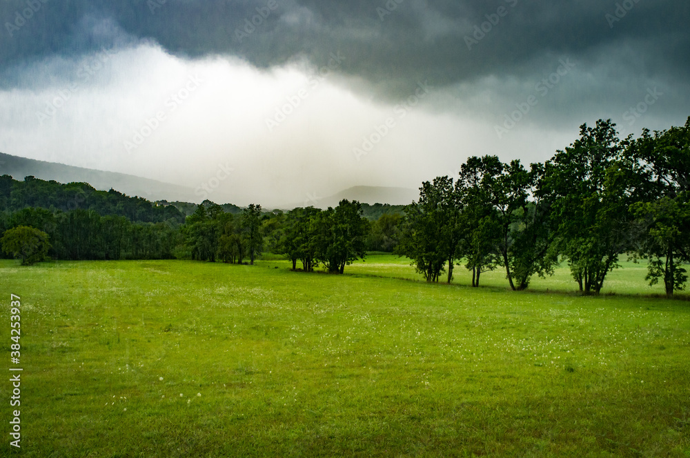 Naklejka premium Moody Stormy Landscape