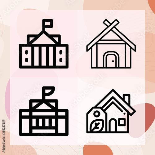 Simple set of lords related lineal icons © Nana