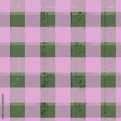pink, green plaid Scottish seamless pattern.Texture from plaid, tablecloths, clothes, shirts, jacket , dresses, paper, bedding, blankets and other textile products.tartan day concept