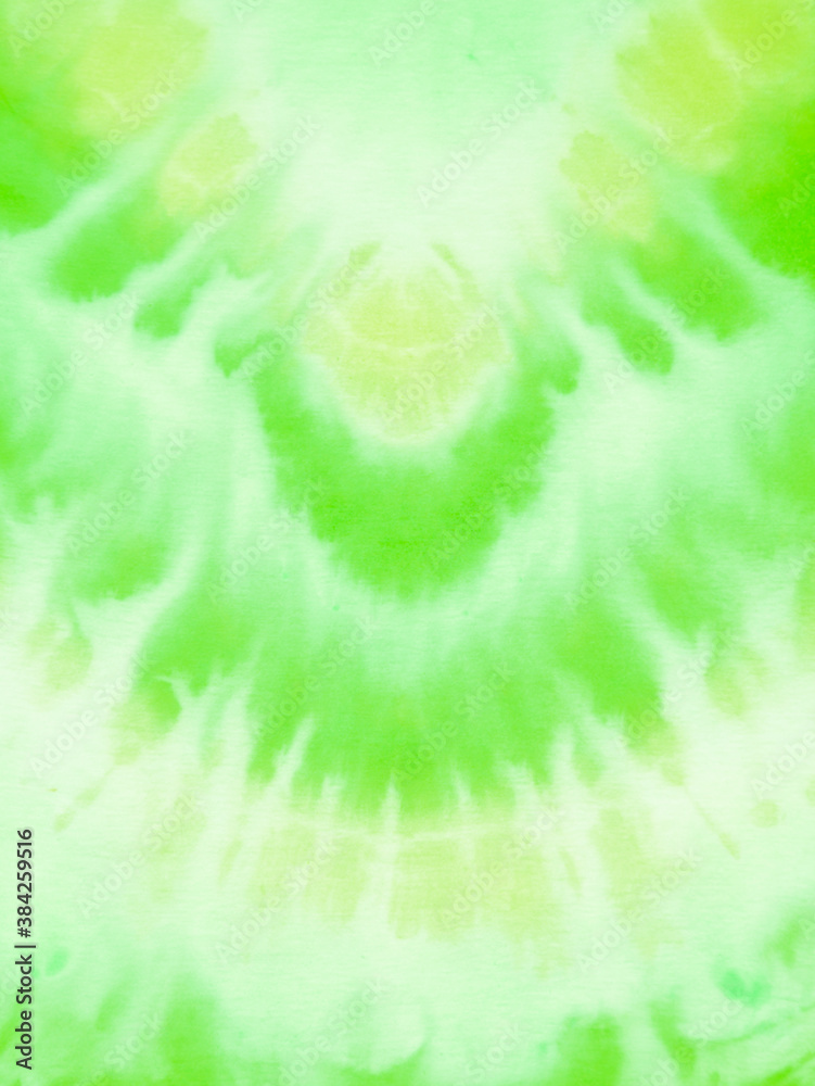 lime green tie dye