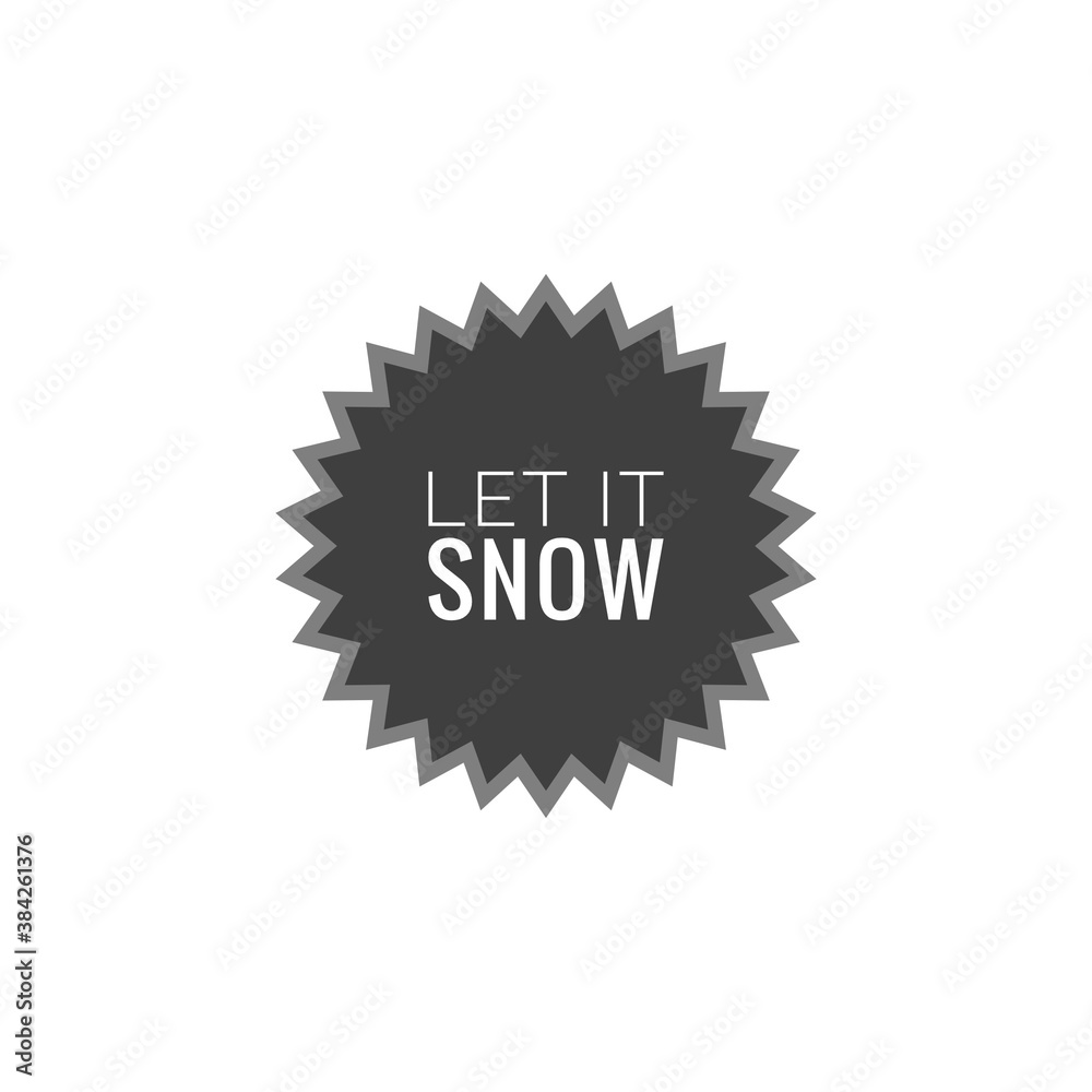 Winter word quote illustration Winter word quote illustration