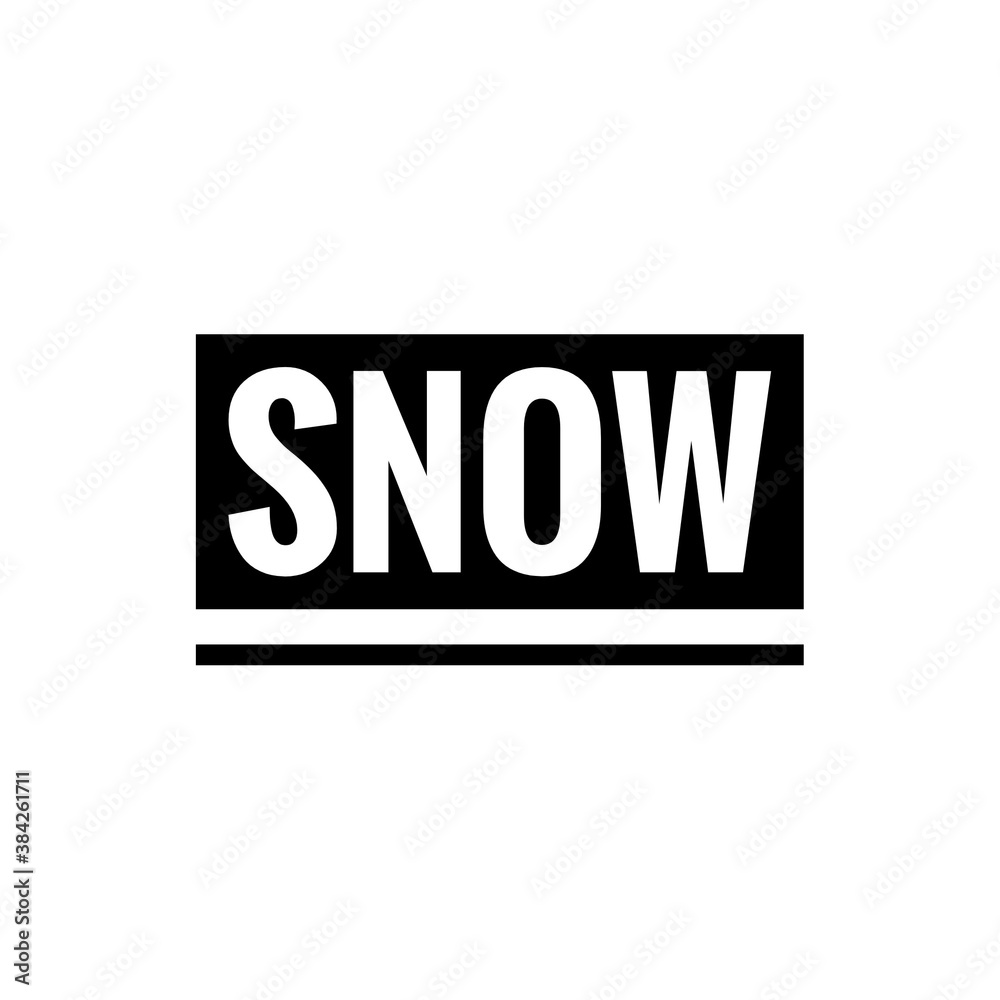 Winter word quote illustration Winter word quote illustration