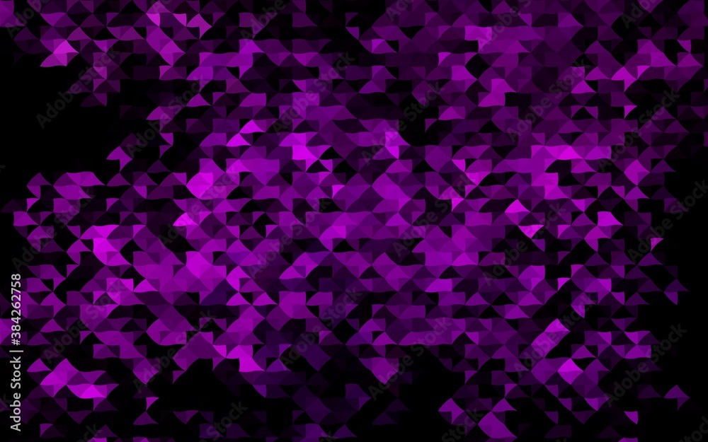 Dark Purple vector pattern in polygonal style.
