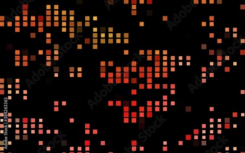 Dark Green, Red vector pattern in square style.