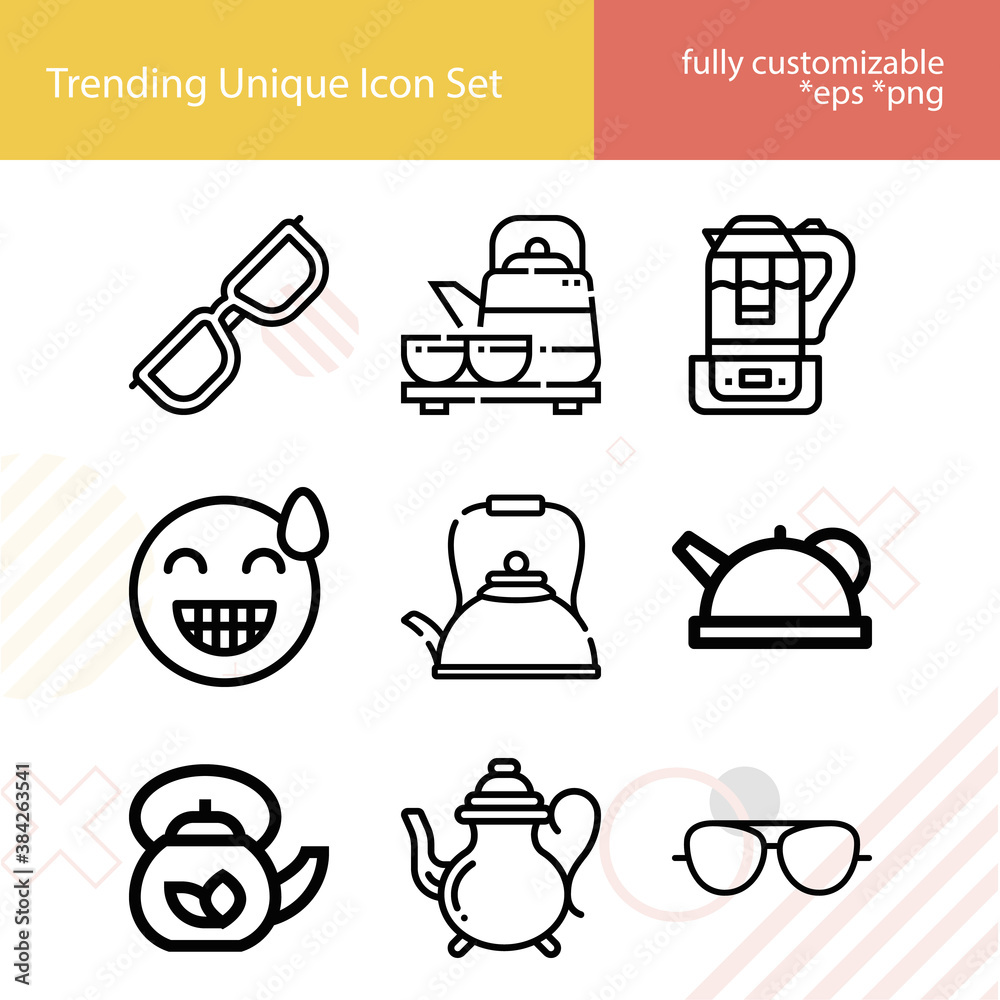 Simple set of eased related lineal icons. Simple set of eased related lineal icons.