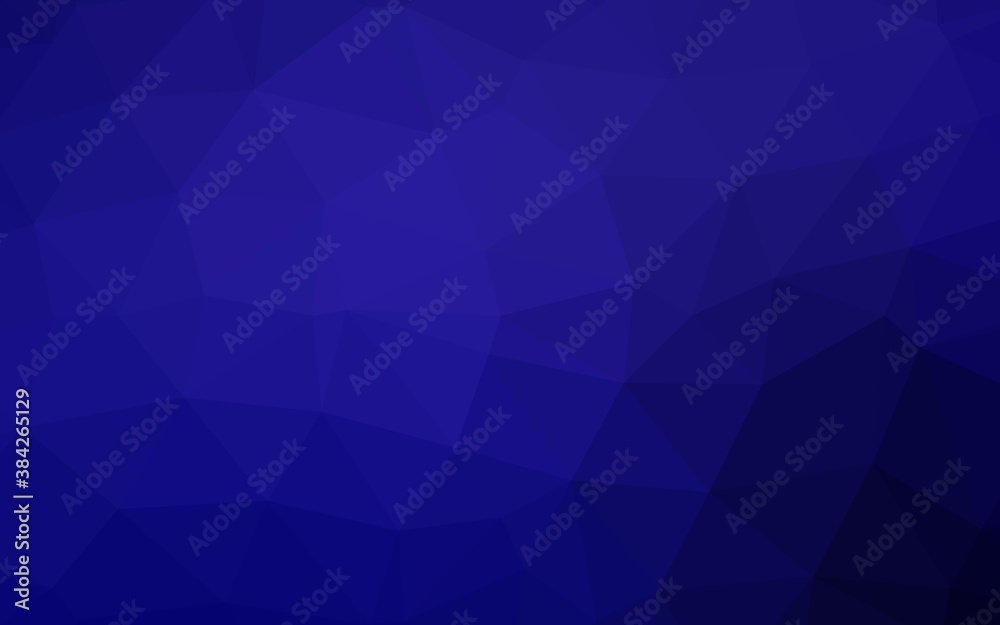 Dark BLUE vector polygonal pattern. Dark BLUE vector polygonal pattern.