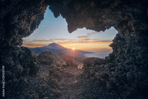 Sunset over Teide, Tenerife