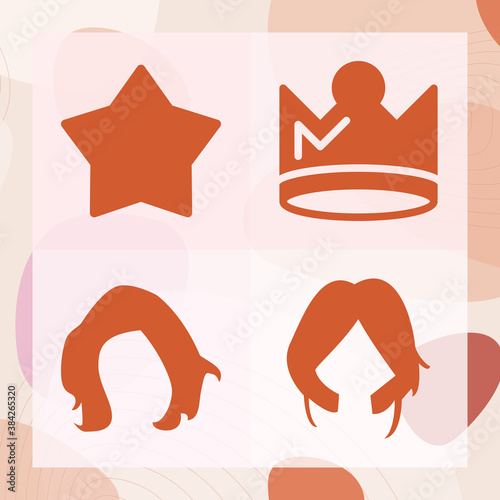 Simple set of total ness related filled icons