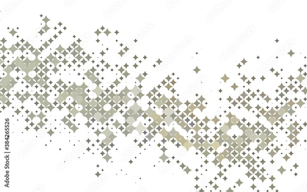 Light Black vector template with sky stars.
