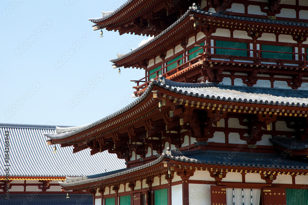 Naklejka premium 奈良県の薬師寺五重塔